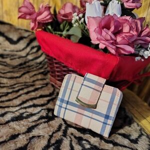 Plaid Card Holder Wallet